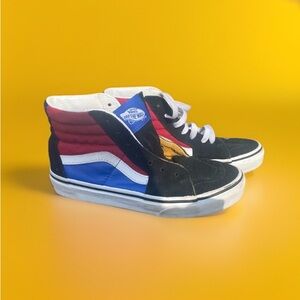 Vans Multicolor High-Top Sneakers, Kids Size 2